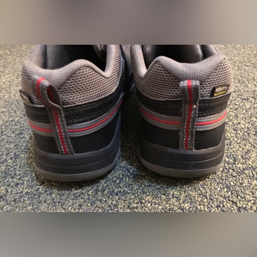 Keen Targhee Womens Size 7 Black Grey Keen Dry Waterproof Hiking Low Top Shoes - Picture 6 of 9